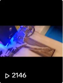 Lāzergravēšanas procesa TikTok video priekšskatījums