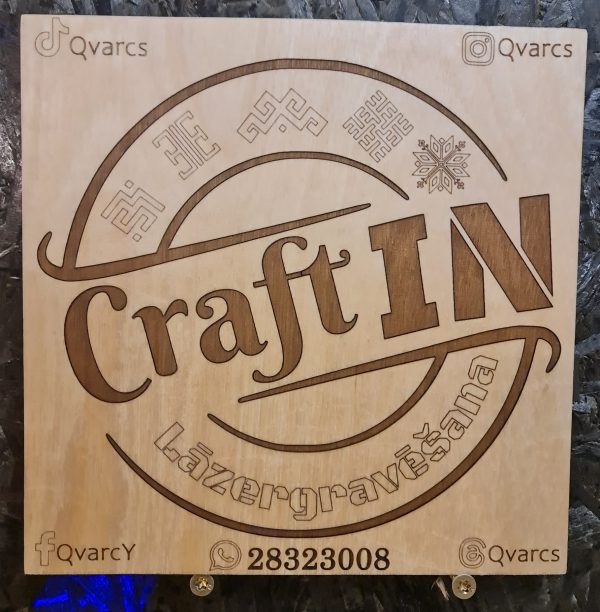 CraftIN Laser engraving logo